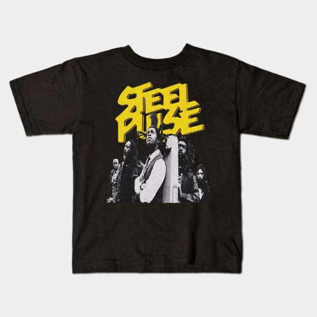 steel pulse Kids T-Shirt by Ripaldo Bawean